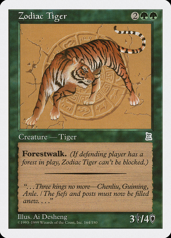 Zodiac Tiger [Portal Three Kingdoms] - The Mythic Store | 24h Order Processing