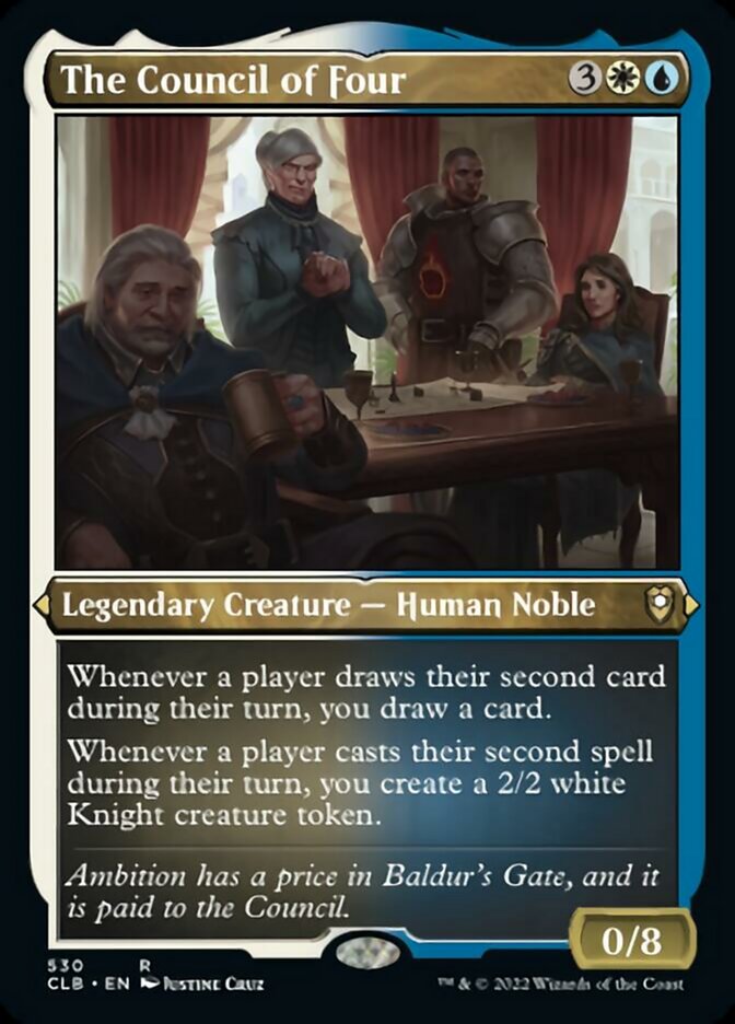 The Council of Four (Foil Etched) [Commander Legends: Battle for Baldur's Gate] - The Mythic Store | 24h Order Processing