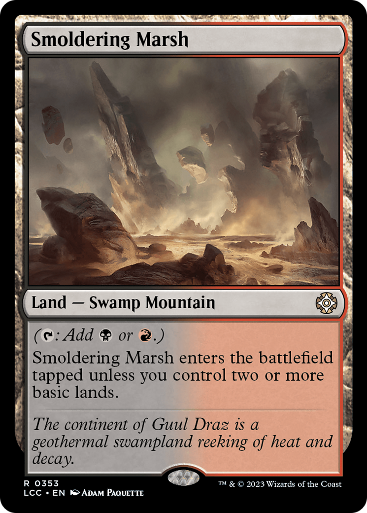 Smoldering Marsh [The Lost Caverns of Ixalan Commander] - The Mythic Store | 24h Order Processing