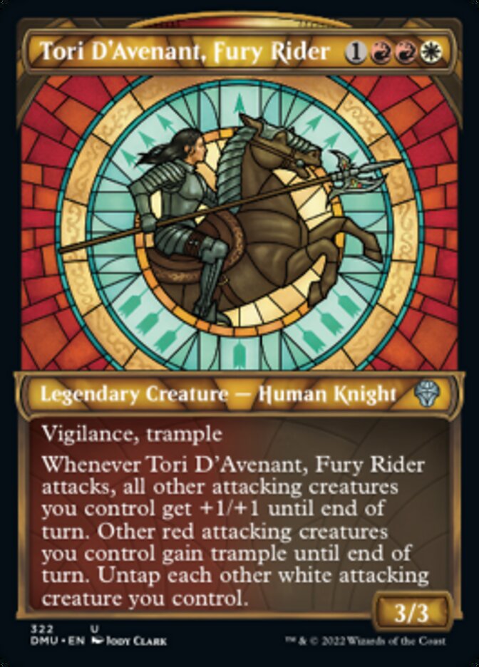 Tori D'Avenant, Fury Rider (Showcase) [Dominaria United] - The Mythic Store | 24h Order Processing