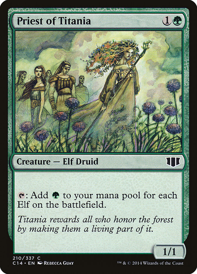 Priest of Titania [Commander 2014] - The Mythic Store | 24h Order Processing