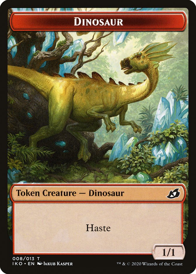 Dinosaur Token [Ikoria: Lair of Behemoths Tokens] - The Mythic Store | 24h Order Processing