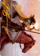 Sunrise Cavalier Art Card (Gold-Stamped Signature) [Innistrad: Midnight Hunt Art Series] - The Mythic Store | 24h Order Processing