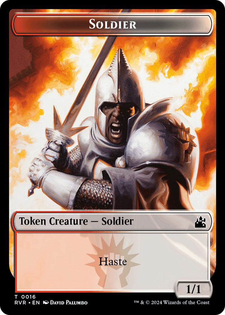 Soldier Token [Ravnica Remastered Tokens] - The Mythic Store | 24h Order Processing