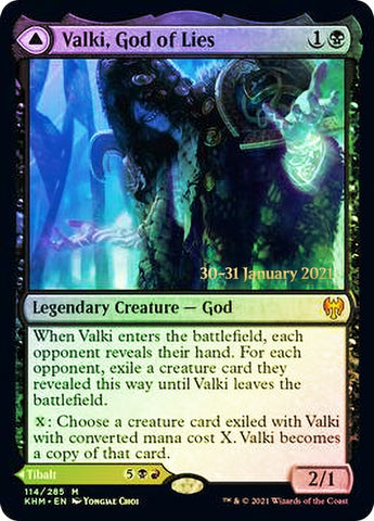 Valki, God of Lies // Tibalt, Cosmic Impostor [Kaldheim Prerelease Promos] - The Mythic Store | 24h Order Processing