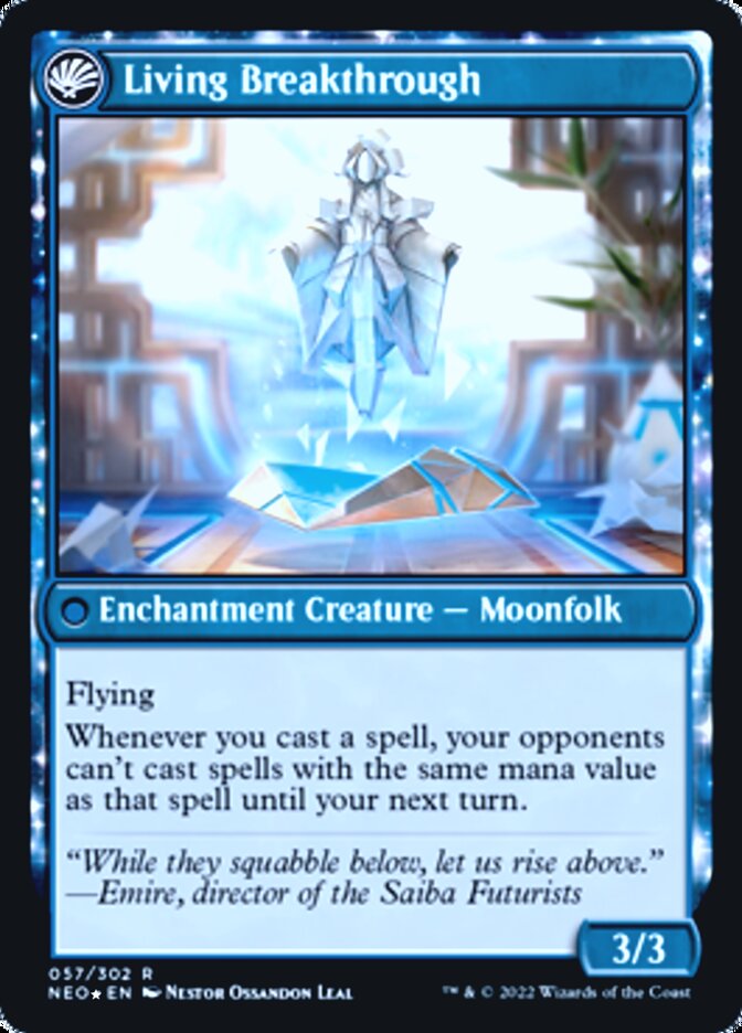 Inventive Iteration // Living Breakthrough [Kamigawa: Neon Dynasty Prerelease Promos] - The Mythic Store | 24h Order Processing