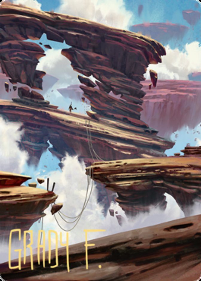 Boulderloft Pathway Art Card (Gold-Stamped Signature) [Zendikar Rising Art Series] - The Mythic Store | 24h Order Processing