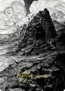 Mountain Art Card (Gold-Stamped Signature) [Innistrad: Crimson Vow Art Series] - The Mythic Store | 24h Order Processing
