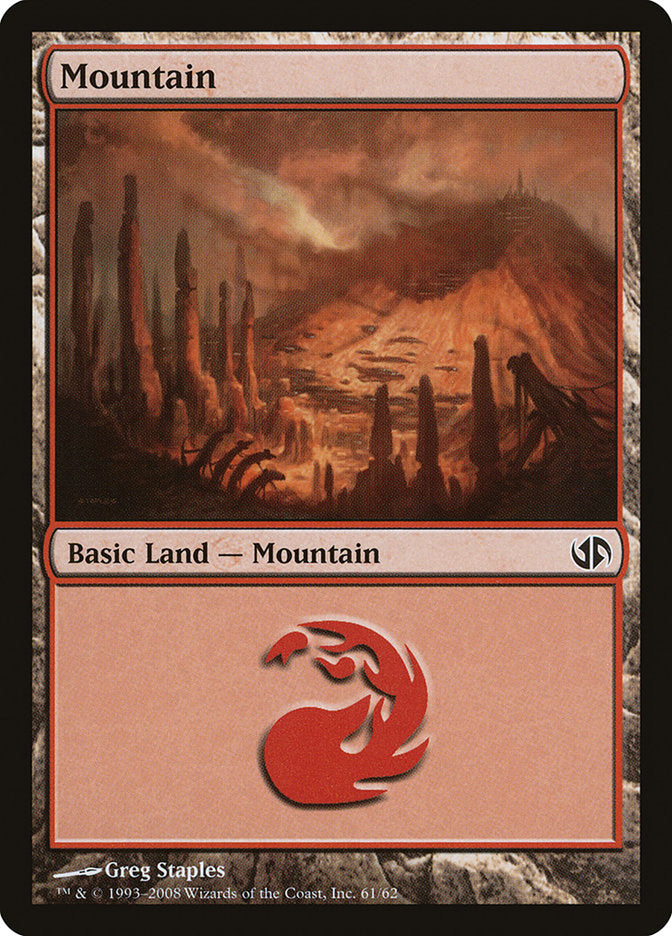 Mountain (61) [Duel Decks: Jace vs. Chandra] - The Mythic Store | 24h Order Processing