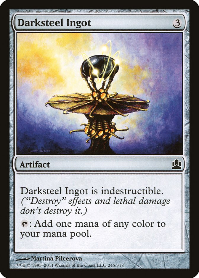 Darksteel Ingot [Commander 2011] - The Mythic Store | 24h Order Processing