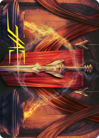 Ramosian Greatsword Art Card (Gold-Stamped Signature) [March of the Machine Art Series] - The Mythic Store | 24h Order Processing