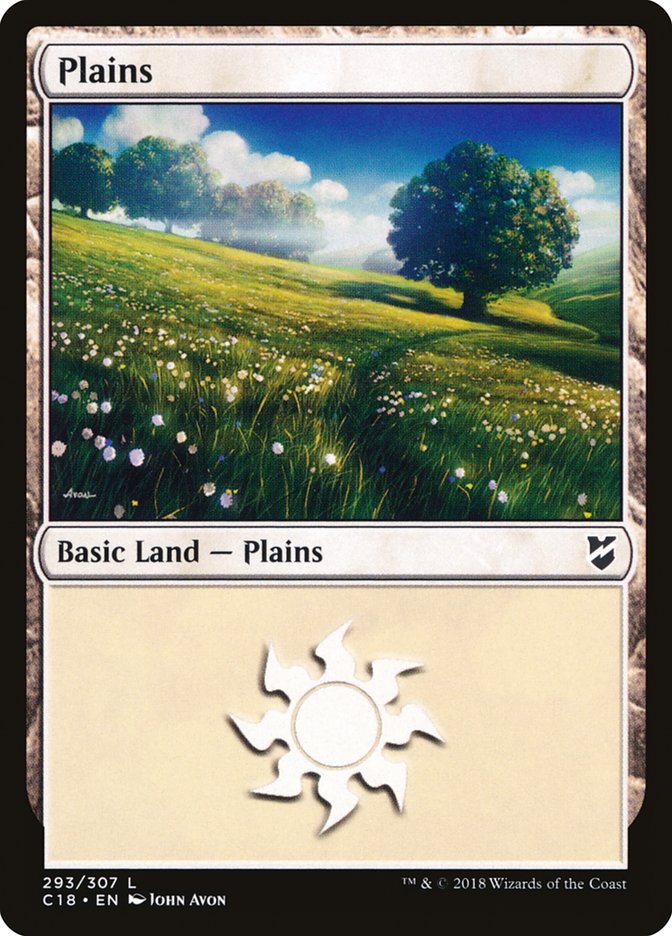 Plains (293) [Commander 2018] - The Mythic Store | 24h Order Processing