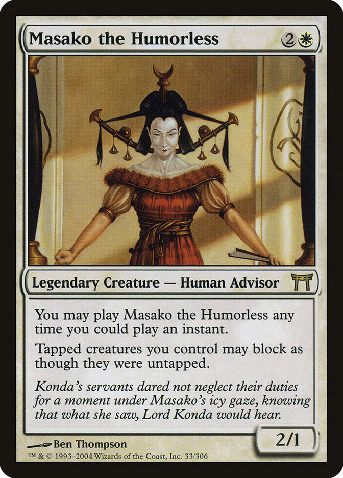 Masako the Humorless [Champions of Kamigawa] - The Mythic Store | 24h Order Processing