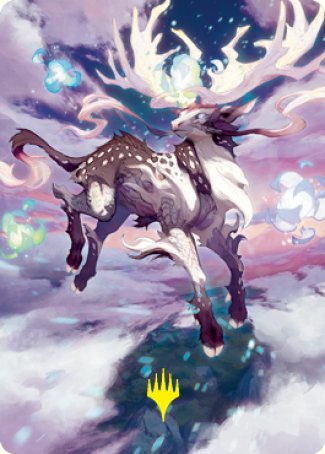 Hinata, Dawn-Crowned Art Card (Gold-Stamped Signature) [Kamigawa: Neon Dynasty Art Series] - The Mythic Store | 24h Order Processing