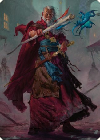 Elminster Art Card (64) [Commander Legends: Battle for Baldur's Gate Art Series] - The Mythic Store | 24h Order Processing