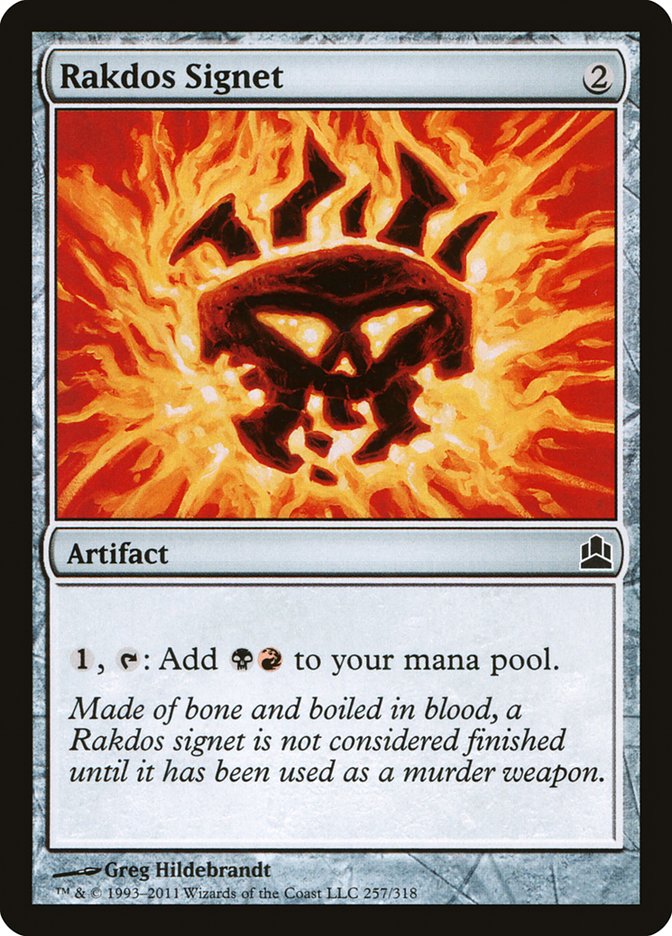 Rakdos Signet [Commander 2011] - The Mythic Store | 24h Order Processing