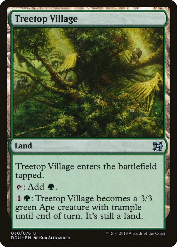 Treetop Village [Duel Decks: Elves vs. Inventors] - The Mythic Store | 24h Order Processing