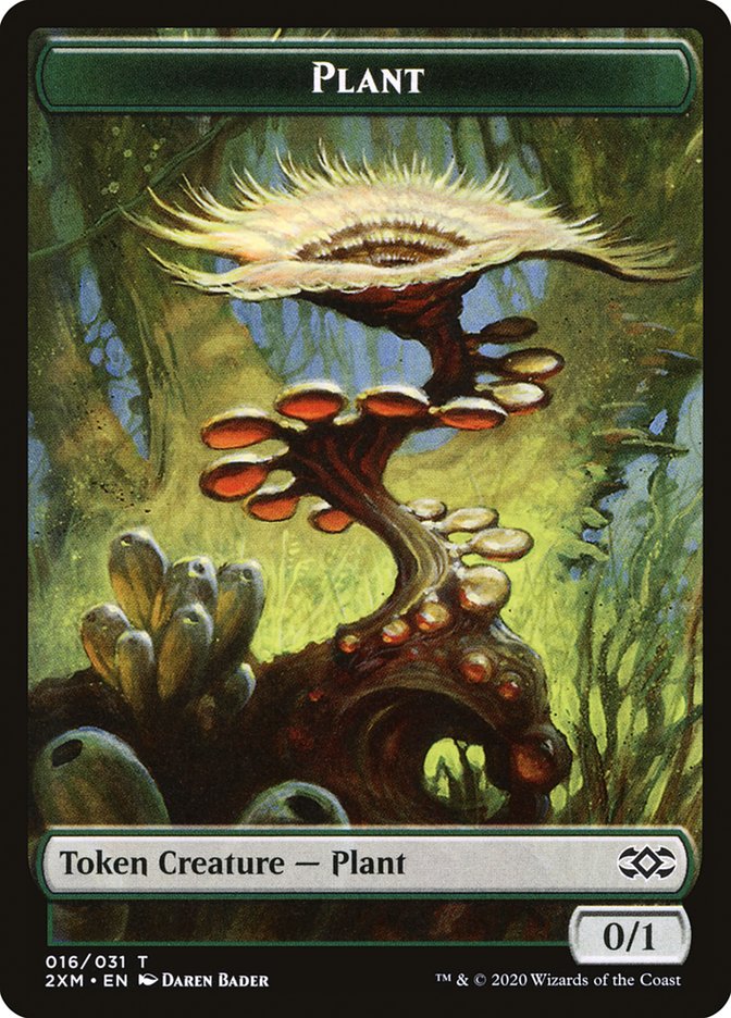 Clue // Plant Double-Sided Token [Double Masters Tokens] - The Mythic Store | 24h Order Processing
