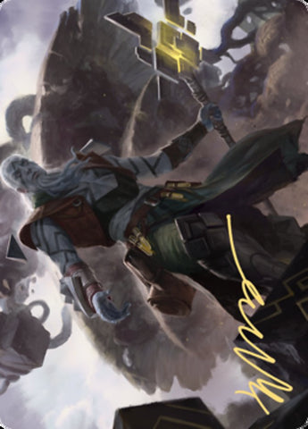 Orah, Skyclave Hierophant Art Card (Gold-Stamped Signature) [Zendikar Rising Art Series] - The Mythic Store | 24h Order Processing