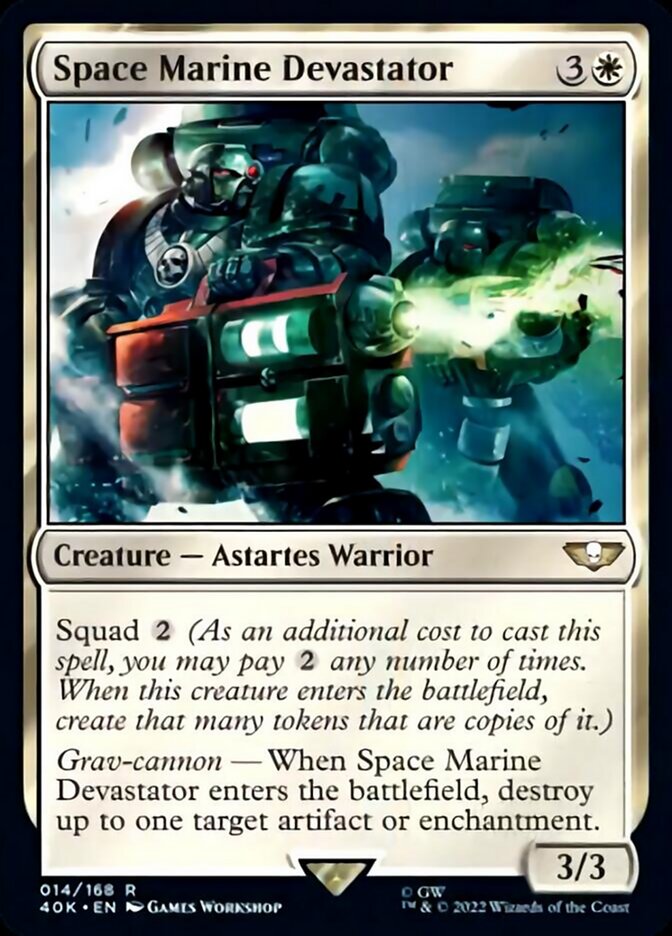 Space Marine Devastator (Surge Foil) [Warhammer 40,000] - The Mythic Store | 24h Order Processing