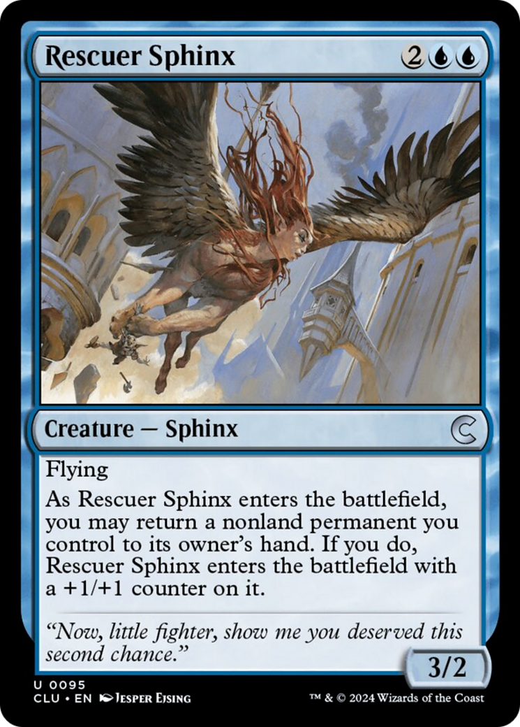 Rescuer Sphinx [Ravnica: Clue Edition] - The Mythic Store | 24h Order Processing