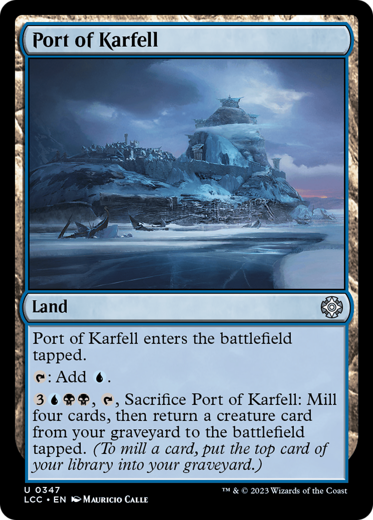 Port of Karfell [The Lost Caverns of Ixalan Commander] - The Mythic Store | 24h Order Processing