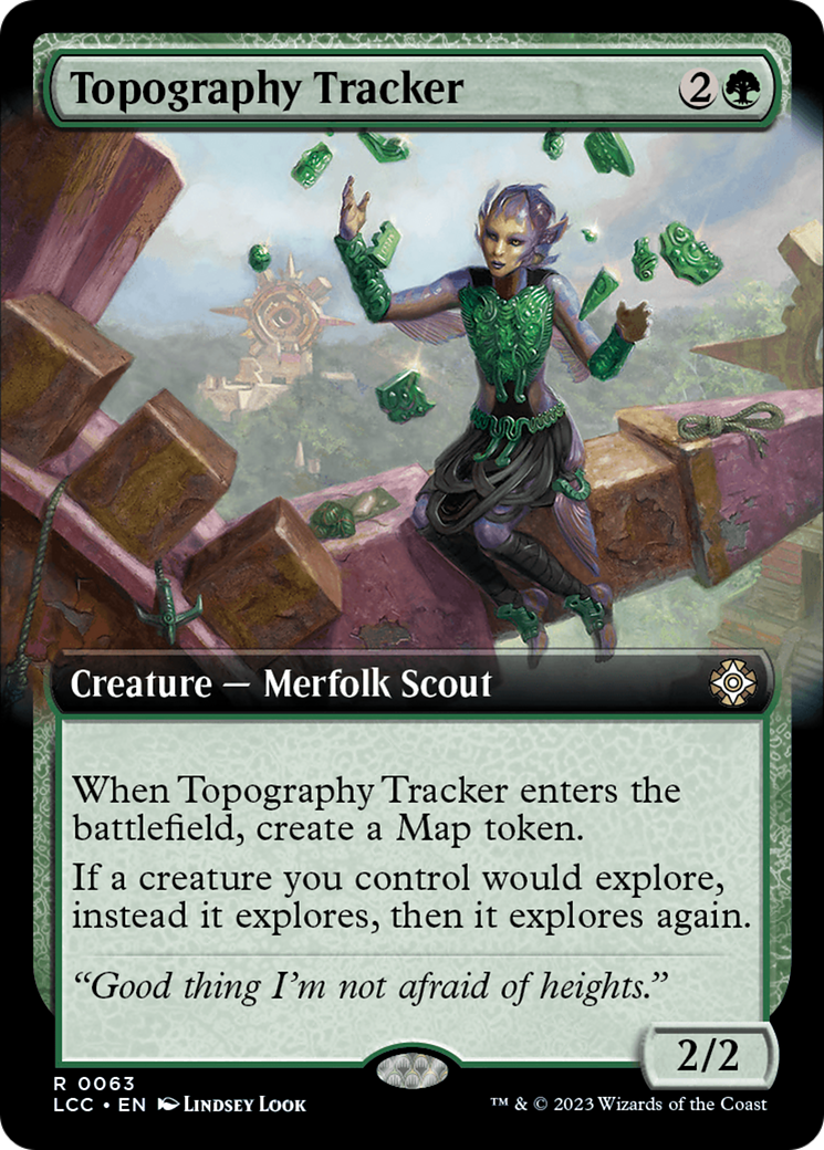 Topography Tracker (Extended Art) [The Lost Caverns of Ixalan Commander] - The Mythic Store | 24h Order Processing