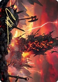 Immersturm Skullcairn Art Card (Gold-Stamped Signature) [Kaldheim Art Series] - The Mythic Store | 24h Order Processing