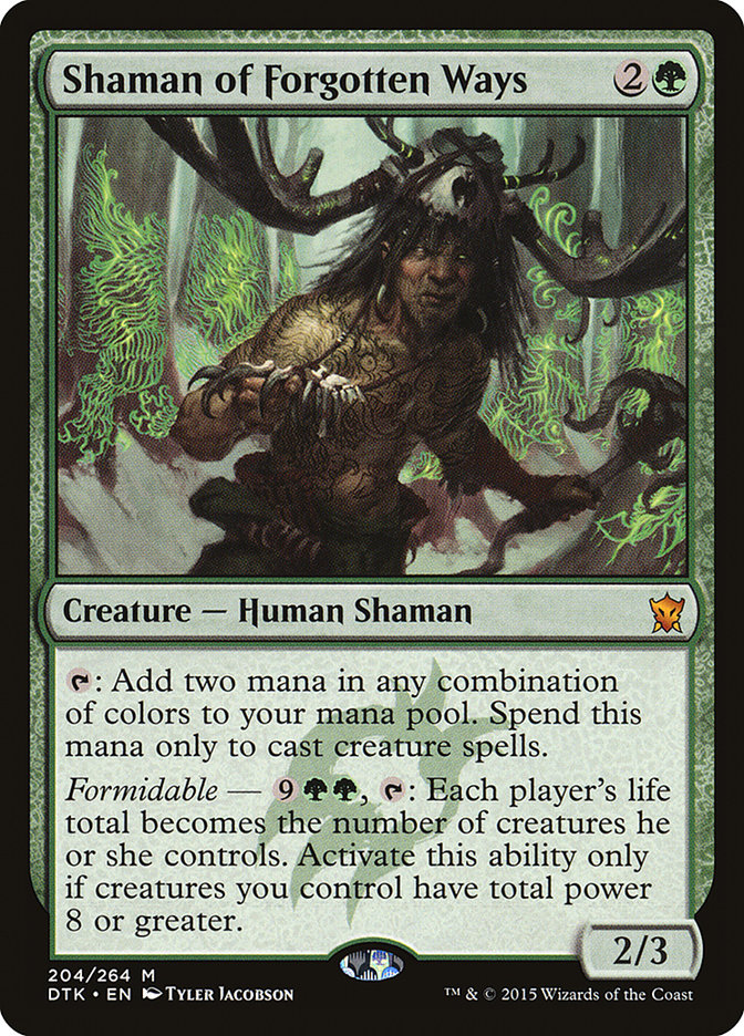 Shaman of Forgotten Ways [Dragons of Tarkir] - The Mythic Store | 24h Order Processing