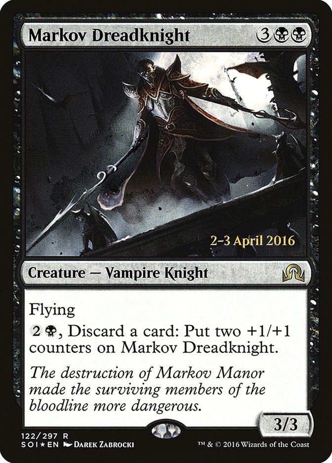 Markov Dreadknight [Shadows over Innistrad Prerelease Promos] - The Mythic Store | 24h Order Processing