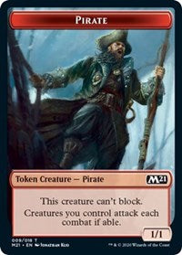 Pirate // Weird Double-Sided Token [Core Set 2021 Tokens] - The Mythic Store | 24h Order Processing