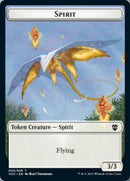 Spirit (003) // Thopter Double-Sided Token [Innistrad: Crimson Vow Commander Tokens] - The Mythic Store | 24h Order Processing