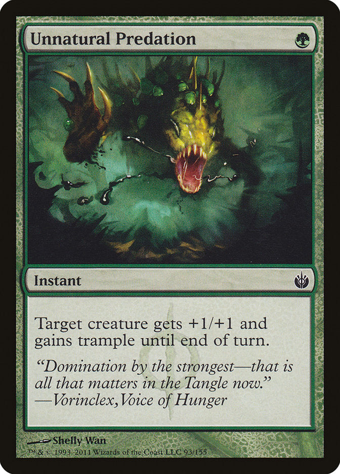 Unnatural Predation [Mirrodin Besieged] - The Mythic Store | 24h Order Processing