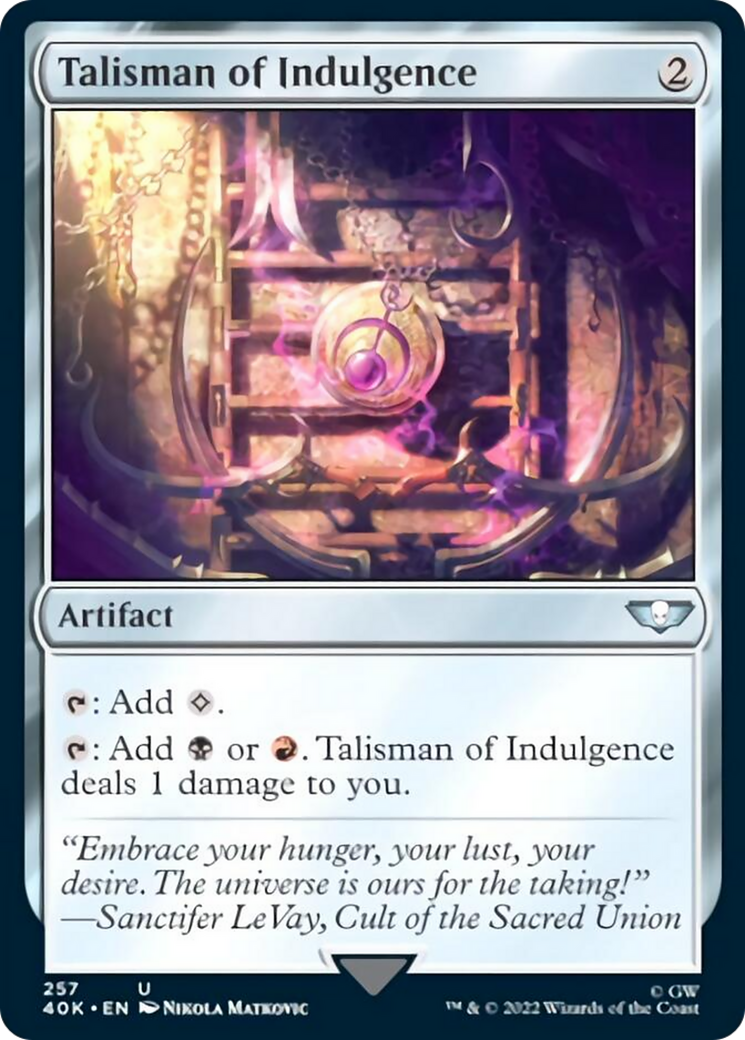 Talisman of Indulgence [Warhammer 40,000] - The Mythic Store | 24h Order Processing