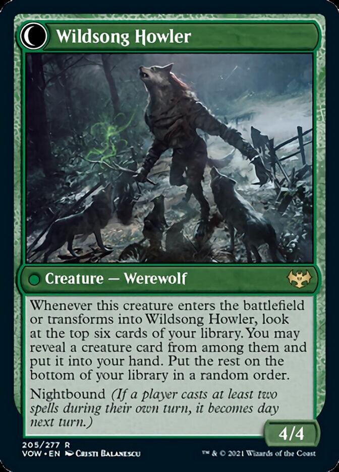 Howlpack Piper // Wildsong Howler [Innistrad: Crimson Vow] - The Mythic Store | 24h Order Processing