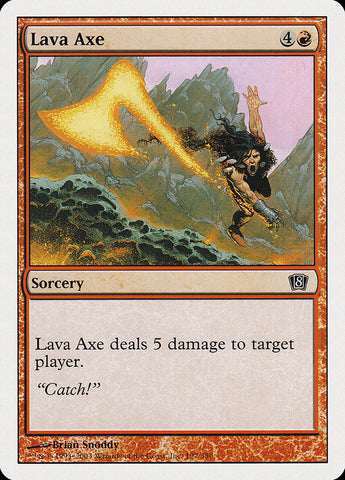 Lava Axe [Eighth Edition] - The Mythic Store | 24h Order Processing