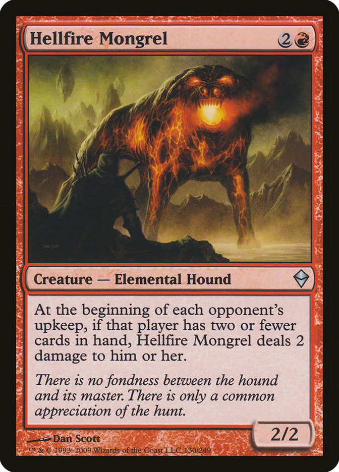 Hellfire Mongrel [Zendikar] - The Mythic Store | 24h Order Processing