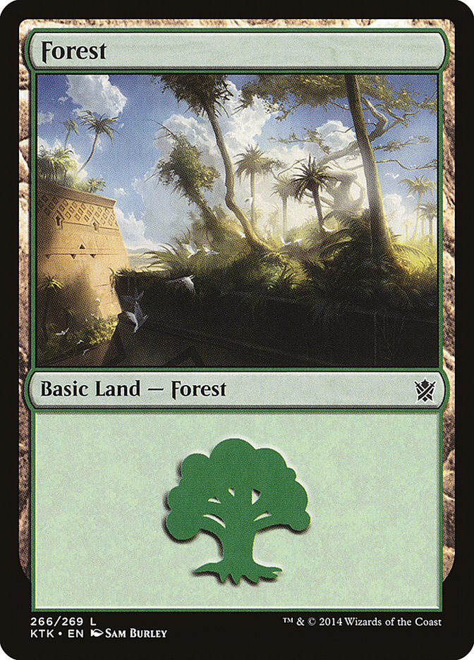 Forest (266) [Khans of Tarkir] - The Mythic Store | 24h Order Processing