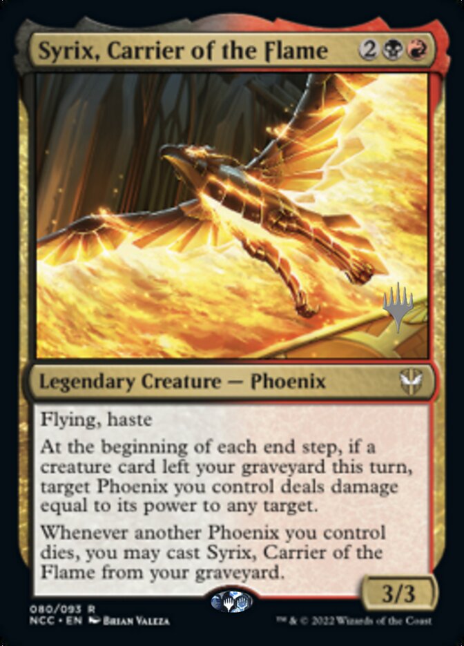 Syrix, Carrier of the Flame (Promo Pack) [Streets of New Capenna Commander Promos] - The Mythic Store | 24h Order Processing