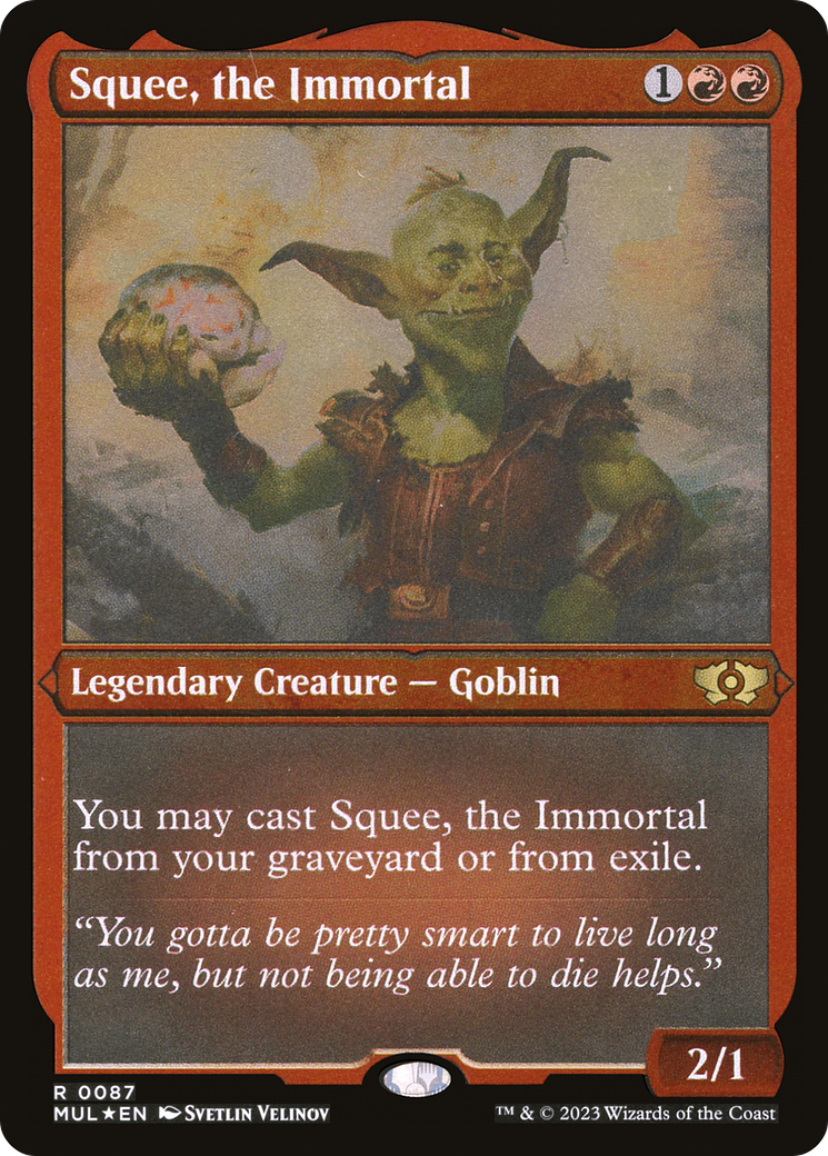 Squee, the Immortal (Foil Etched) [Multiverse Legends] - The Mythic Store | 24h Order Processing