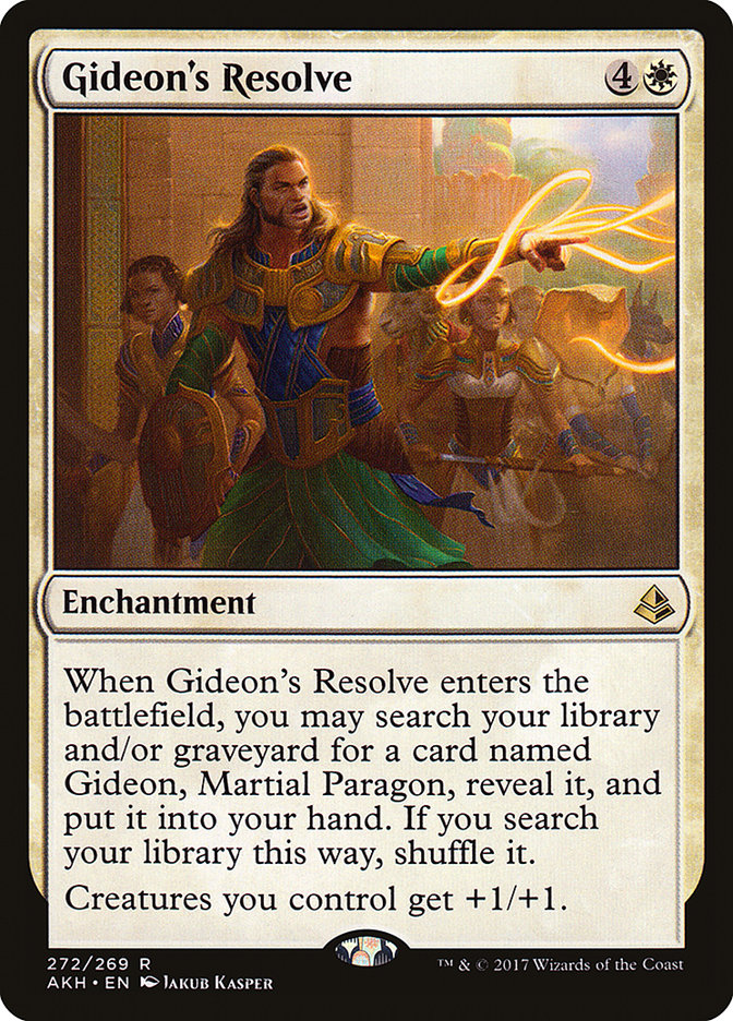 Gideon's Resolve [Amonkhet] - The Mythic Store | 24h Order Processing