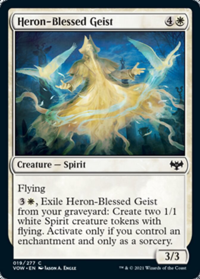 Heron-Blessed Geist [Innistrad: Crimson Vow] - The Mythic Store | 24h Order Processing