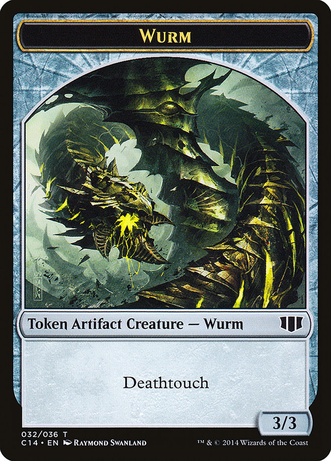 Wurm (032/036) // Goat Double-Sided Token [Commander 2014 Tokens] - The Mythic Store | 24h Order Processing