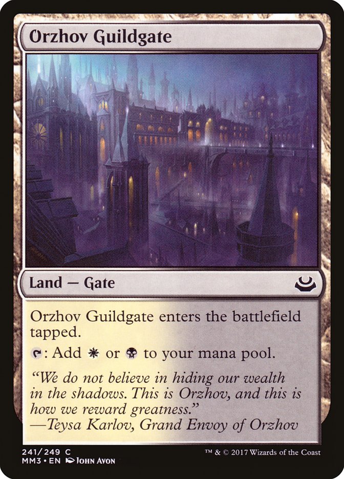 Orzhov Guildgate [Modern Masters 2017] - The Mythic Store | 24h Order Processing