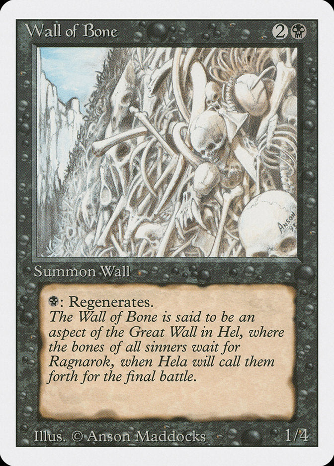 Wall of Bone [Revised Edition] - The Mythic Store | 24h Order Processing