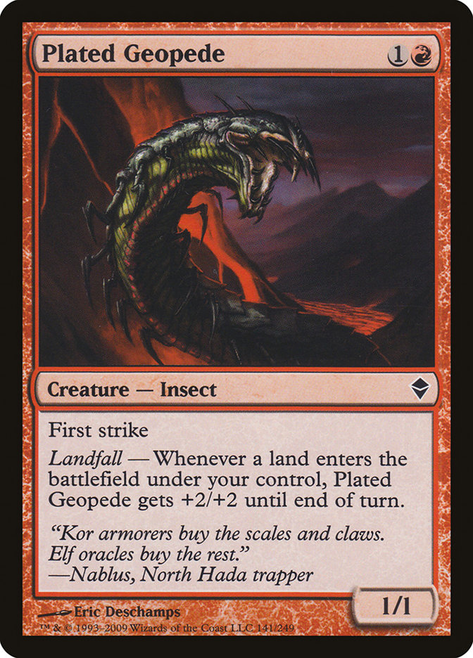 Plated Geopede [Zendikar] - The Mythic Store | 24h Order Processing