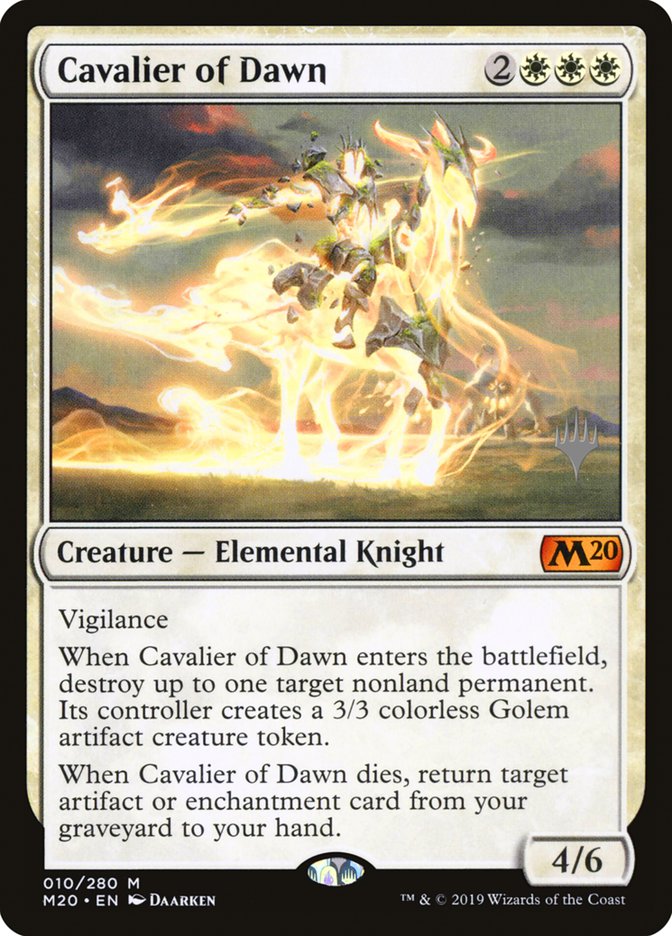 Cavalier of Dawn (Promo Pack) [Core Set 2020 Promos] - The Mythic Store | 24h Order Processing