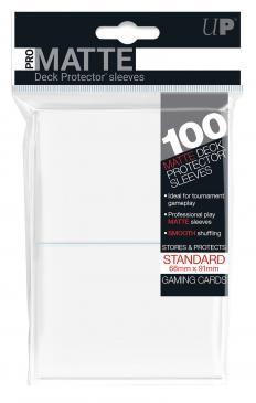 100ct Pro-Matte White Standard Deck Protectors - The Mythic Store | 24h Order Processing