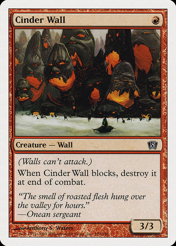 Cinder Wall [Eighth Edition] - The Mythic Store | 24h Order Processing