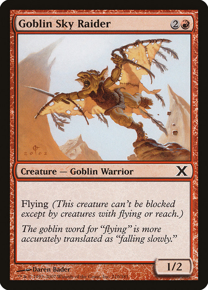 Goblin Sky Raider [Tenth Edition] - The Mythic Store | 24h Order Processing
